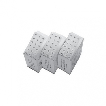 Bollini adesivi per segnare le taglie