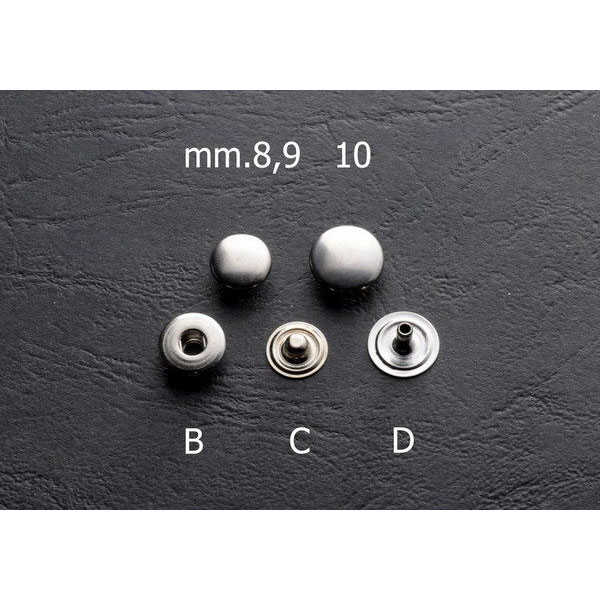 Bottoni a pressione da rivettare modello 1108 (tipo Alfa 0)