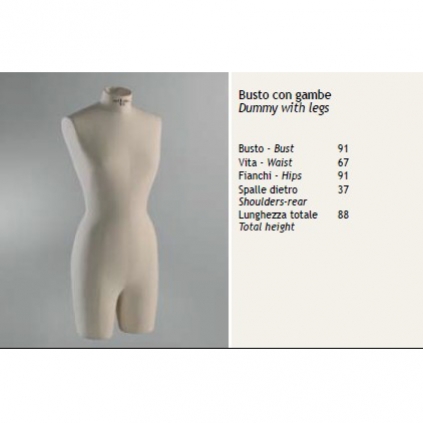 Manichino da Donna Tailor's con gambe