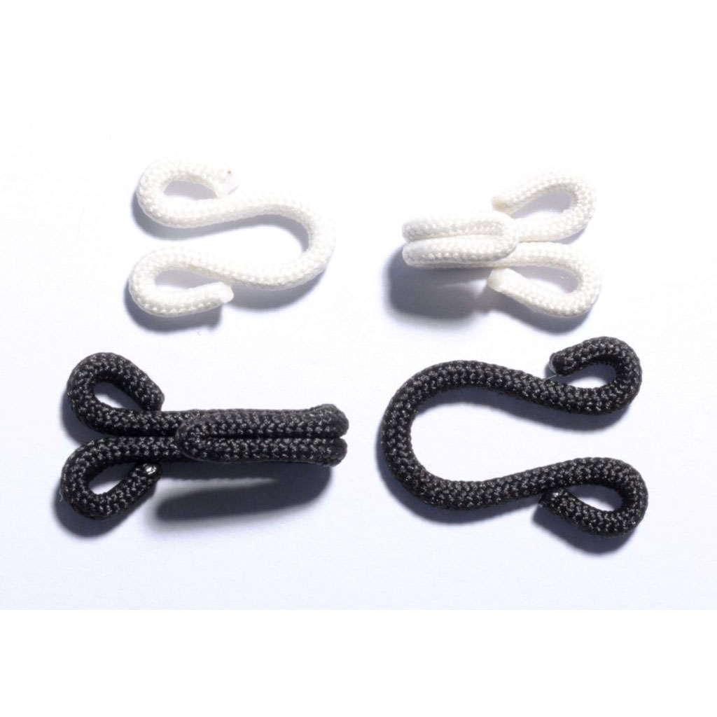 Ganci ed occhielli ricoperti