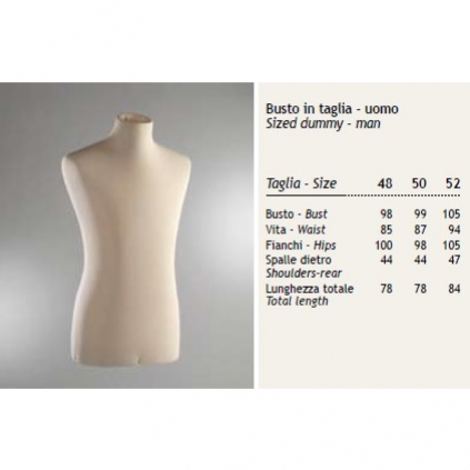 Manichini da Uomo per Sartoria