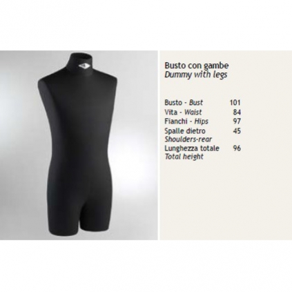 Manichino Uomo con gambe Tailor's NY