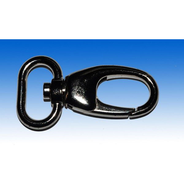 Moschettone metallico con apertura a molla - Diverse misure e finiture