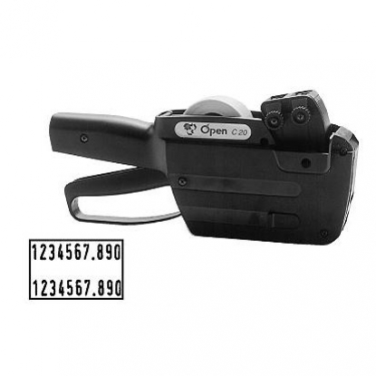 Etichettatrice 2 linee Open modello C20 - 10 cifre/lettere