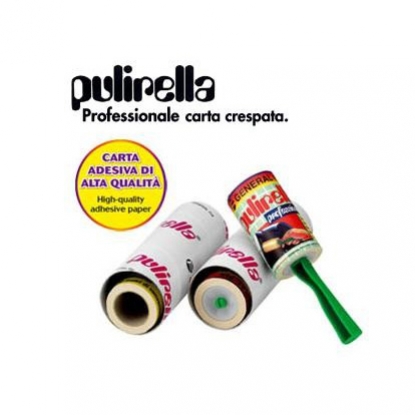 Spazzola levapelucchi adesiva a tubo Pulirella 